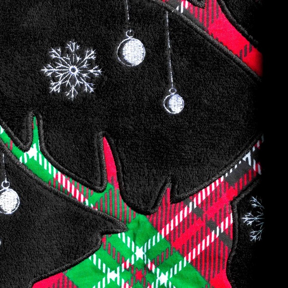 HOLIDAY TIME Christmas Reindeer PlushCrewneck Sweatshirt Sz XL 15-17 - Picture 5 of 8